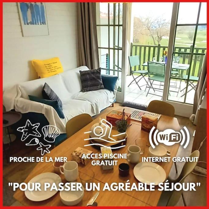 "L'Harmonie" Appartement Cosy 4 Personnes, Vue Golf, Wifi Gratuit Talmont-Saint-Hilaire Exterior foto